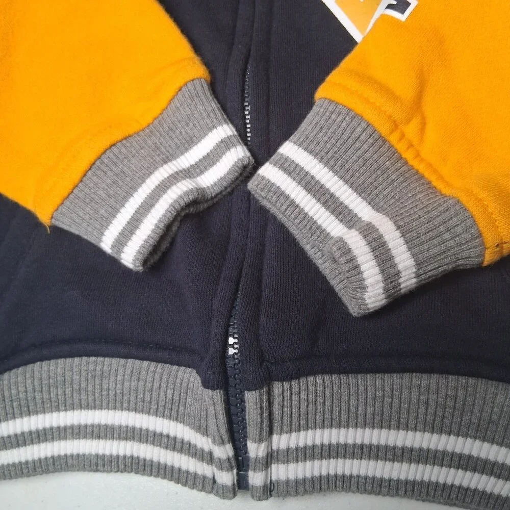 WVU Mountaineers Sweatshirt Baby 3-6 Mos Zip Up West Virginia University Sports - Picture 14 of 16